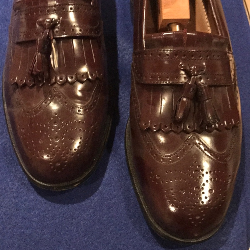 Classic Oxford slip on shoes